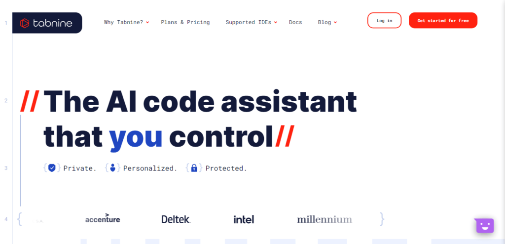 Tabnine AI Code Assistant