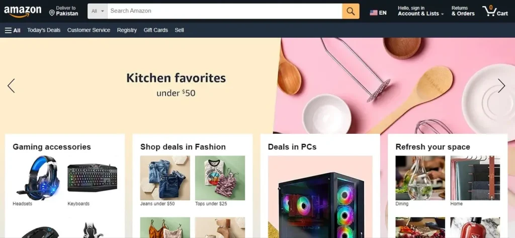 Amazon Official Website